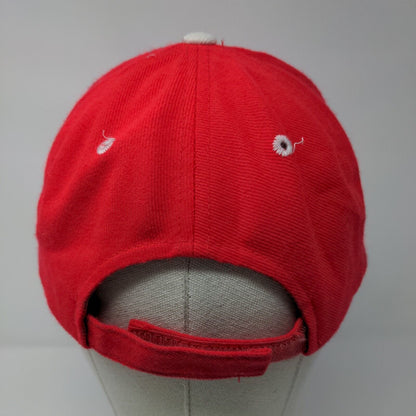 Los Algodones Mexico Strapback Hat Red OSFA Adjustable Embroidered