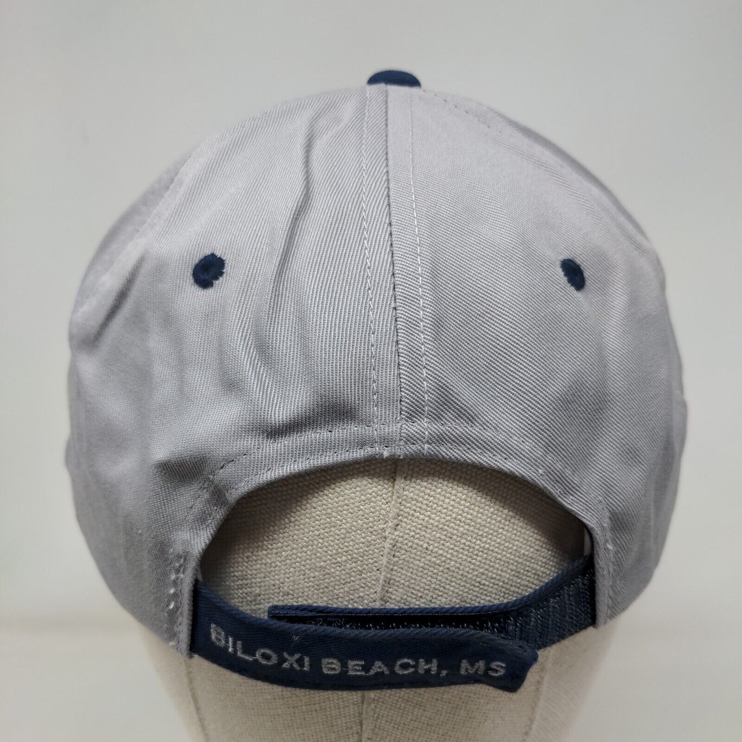 Biloxi Beach MS Strapback Hat Multicolor OSFA Adjustable Embroidered Bio-Domes