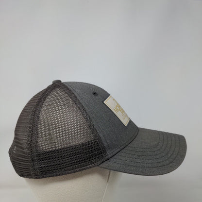 The North Face Snapback Mesh Back Trucker Hat Gray One Size 6 Panel