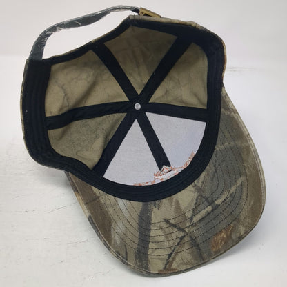 Rocky Mountain Elk Foundation Baseball Cap Green One Size Camo Game Banquet Hat