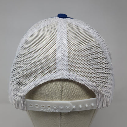 Middleton Snapback Trucker Hat Blue OS Adjustable Mesh Back Pacific Headwear