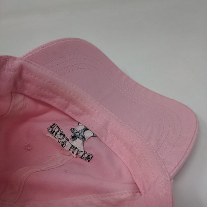 First Mate Anchor Slideback Hat Pink One Size Adjustable Embroidered Headtotoe