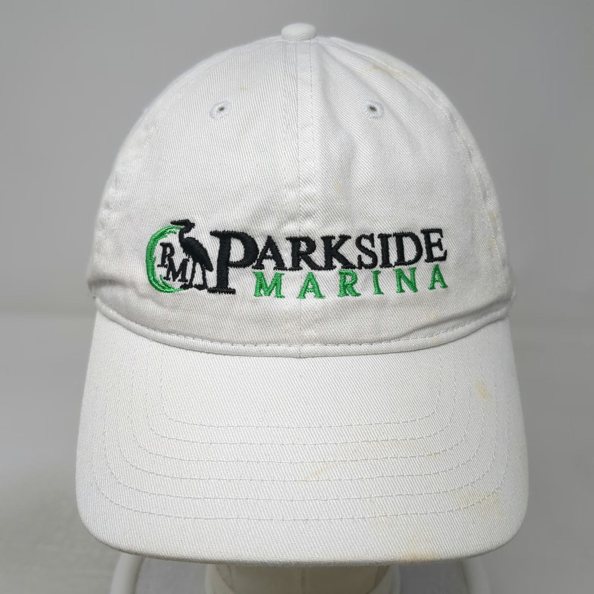 Fersten Worldwide White Baseball Cap One Size Parkside Marina Embroidered Hat