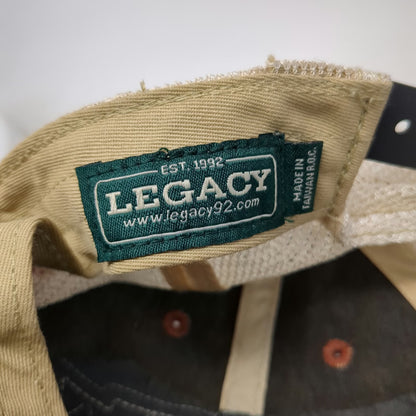Legacy Trucker Hat Firebird Raceway Black Red Beige One Size Snapback Mesh
