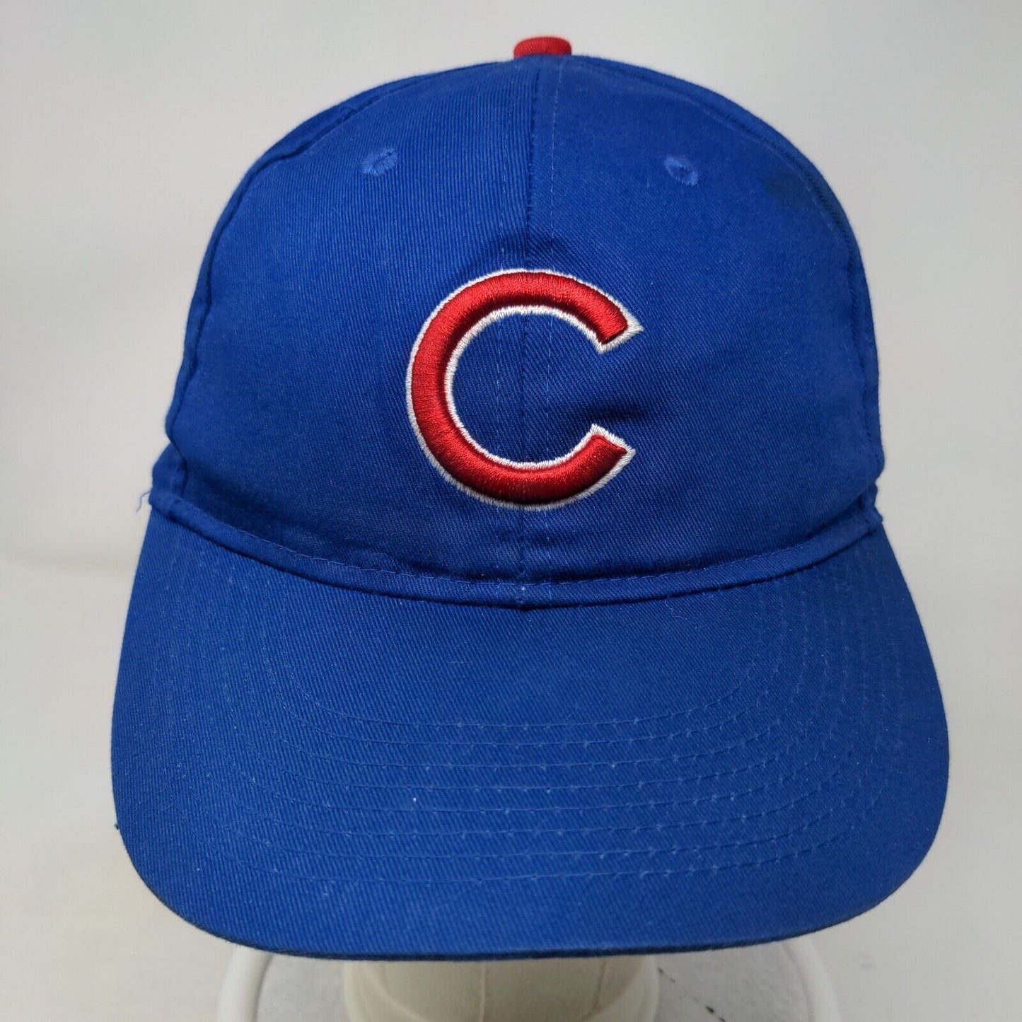 Chicago Cubs Strapback Hat Blue OSFM Embroidered Logo MLB Adjustable