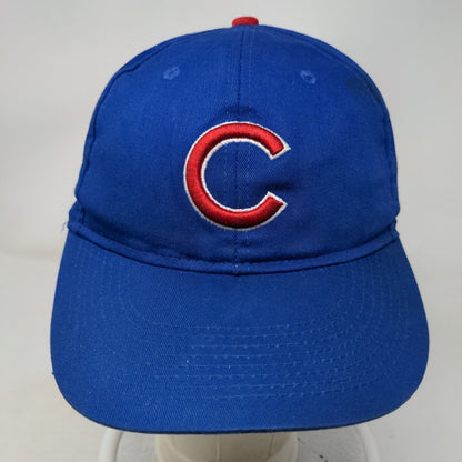 Chicago Cubs Strapback Hat Blue OSFM Embroidered Logo MLB Adjustable