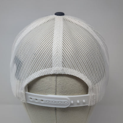 P CDA Snapback Mesh Back Trucker Hat Gray One Size Colorblock Sport-Tek