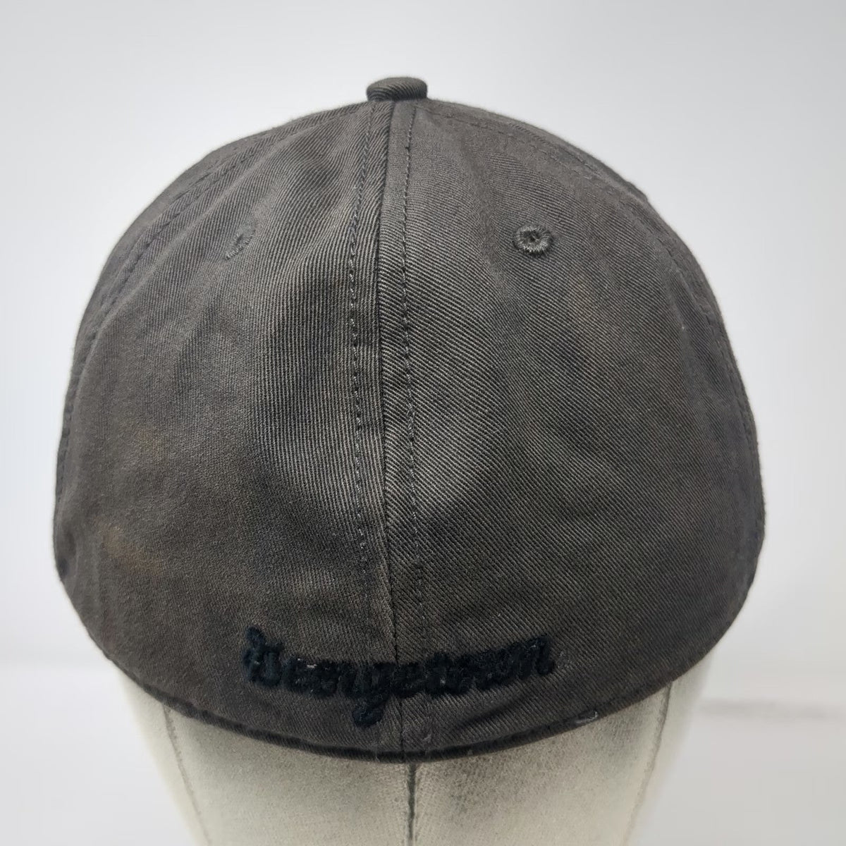 47 Brand Georgetown Hoyas NCAA Gray Cap L Green Underbrim Fitted Script Back Hat