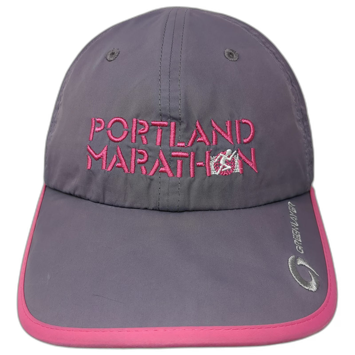 Greenlayer Baseball Cap Gray One Size Portland Marathon Runner Strapback Hat