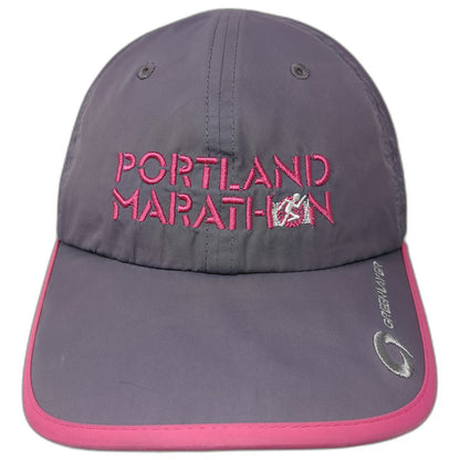 Greenlayer Baseball Cap Gray One Size Portland Marathon Runner Strapback Hat