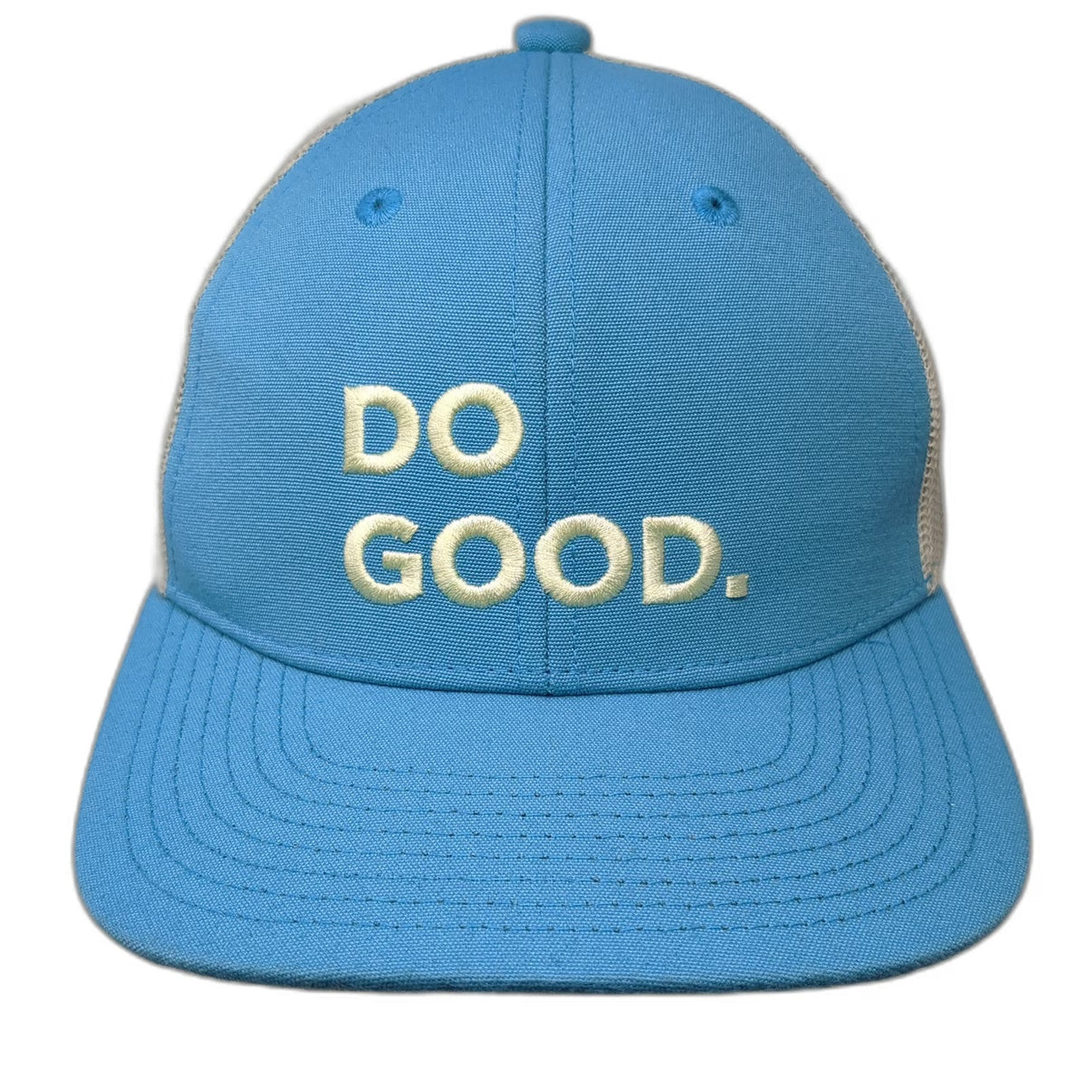 Cotopaxi Trucker Hat Blue One Size Do Good Mesh Back Recycled Polyester Snapback