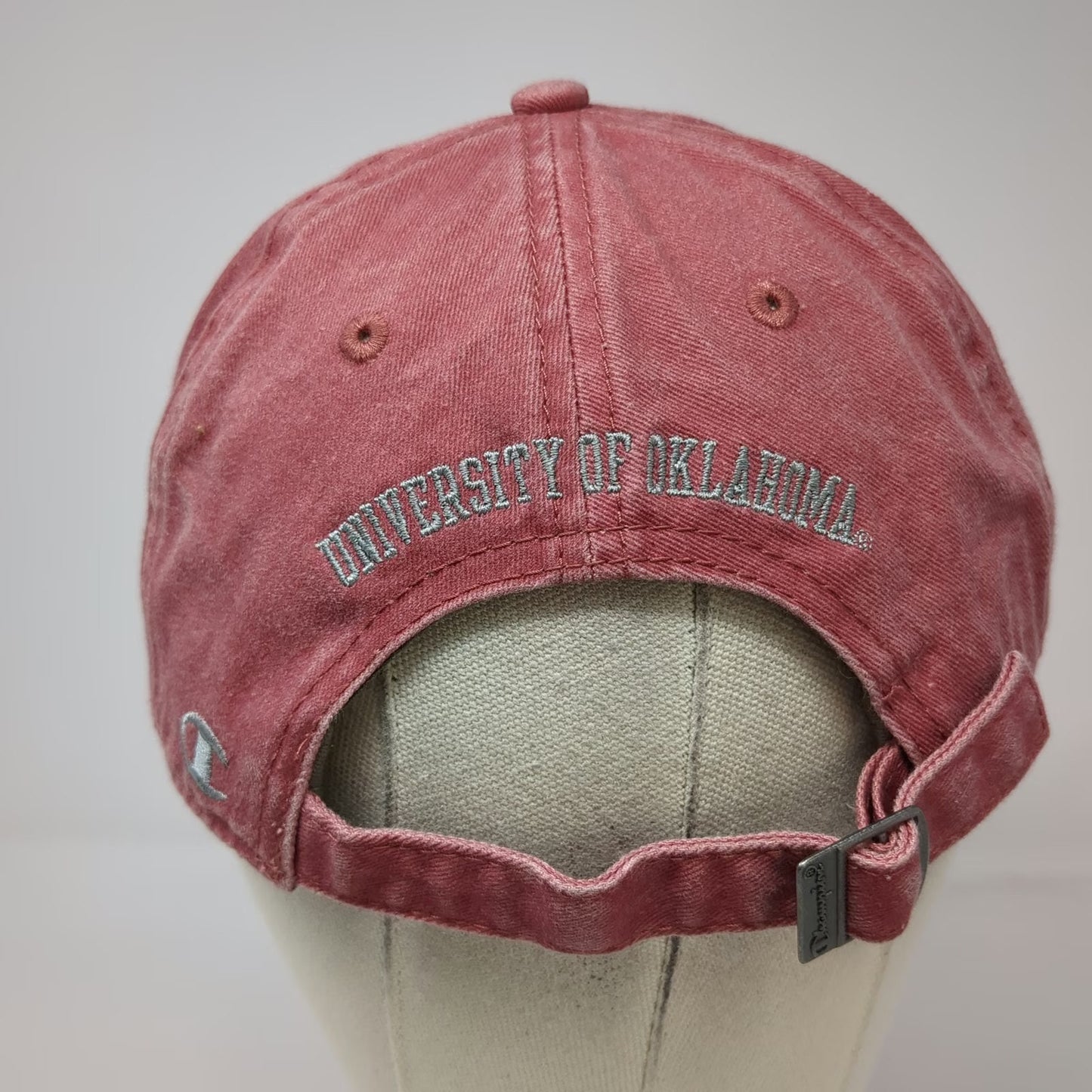 Oklahoma Sooners NCAA Champion Cap Hat Red One Size OSFM Embroidered Adjustable