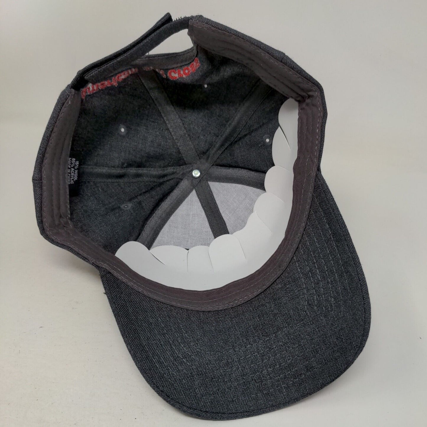 Members For Life Strapback Hat Gray One Size American Red Cross 6 Panel