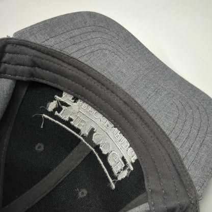 Polar Graphics Inc The Lodge Breckenridge Hat Gray OSFM Baseball Cap Strapback