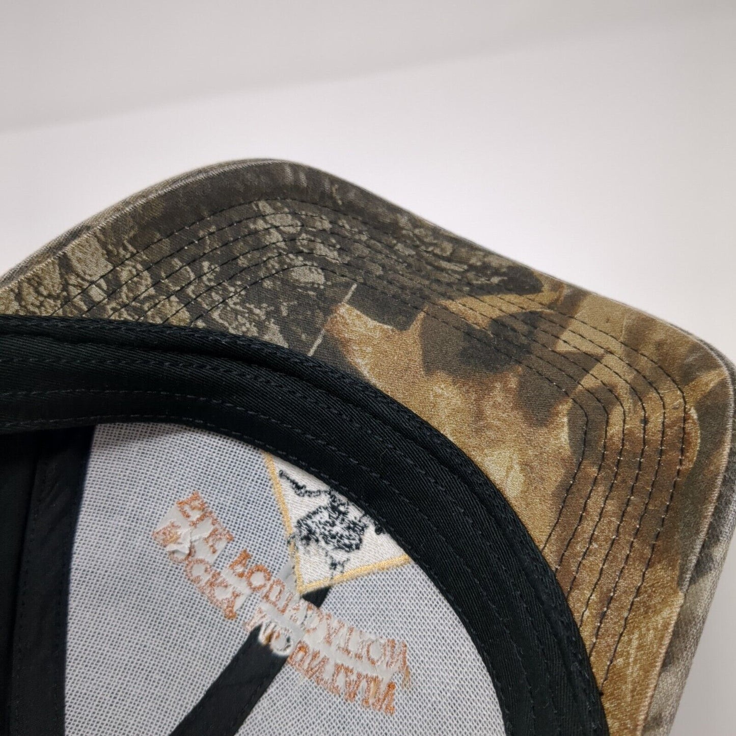 Rocky Mountain Elk Foundation Sponsor Slideback Hat Camouflage OS Adjustable