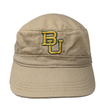 District Women's Strapback Hat Tan Baylor University Embroidered Logo Cotton