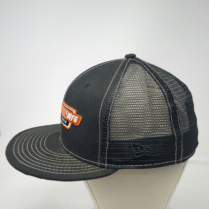 New Era Harley-Davidson Performance Parts Black 7 1/4 Baseball Cap Hat Mesh Back