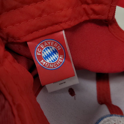 FC Bayern Munchen Snapback Hat Red Embroidered Logo Official 2020