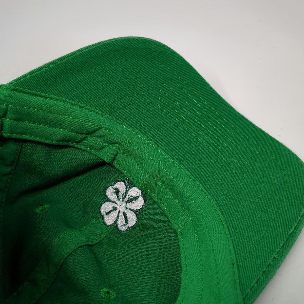 DALIX Baseball Cap Green One Size Embroidered Four Leaf Clover Cotton Strap Hat