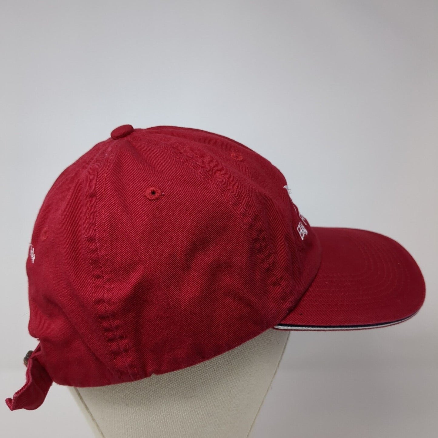 Sea Came Big Fine Key Florida Slideback Hat Red One Size Adjustable Fahrenheit
