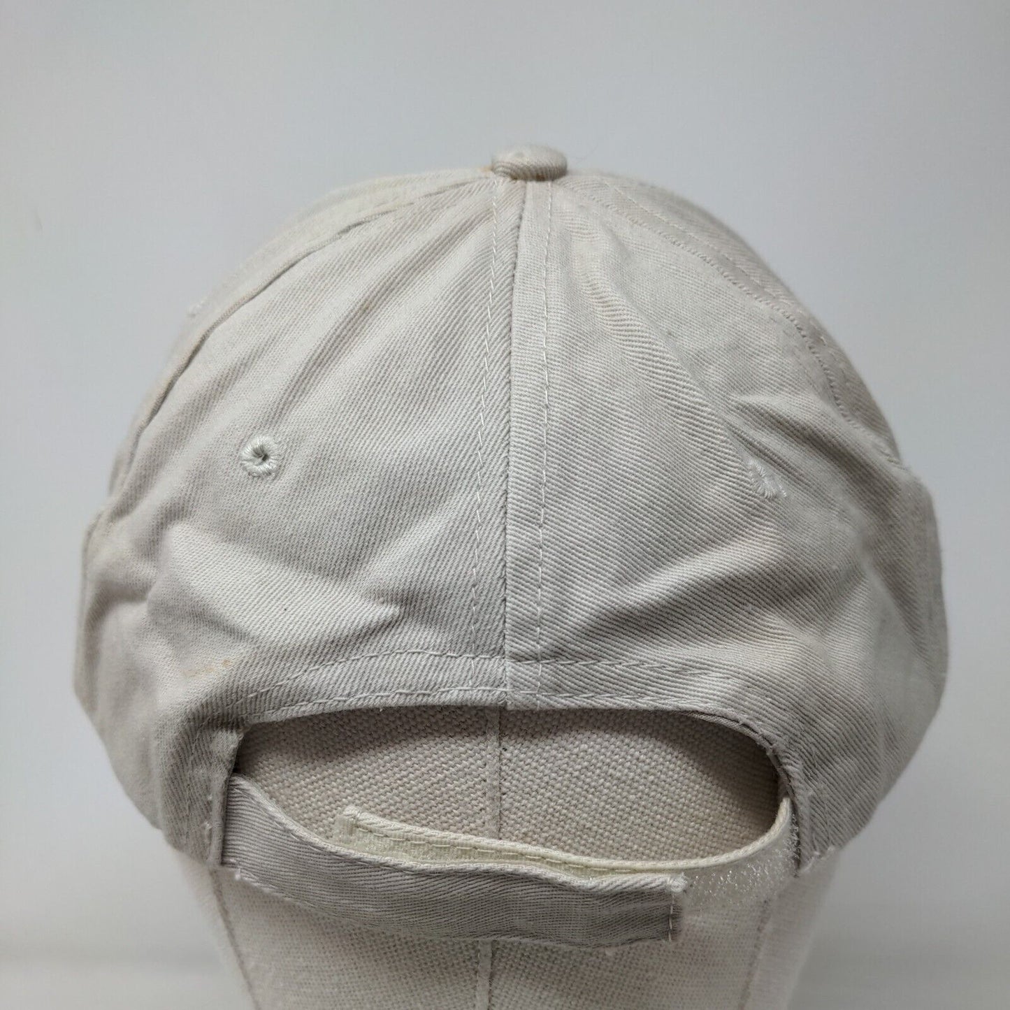 Grand Bahamas Turtle Strapback Hat Tan One Size Embroidered Adjustable