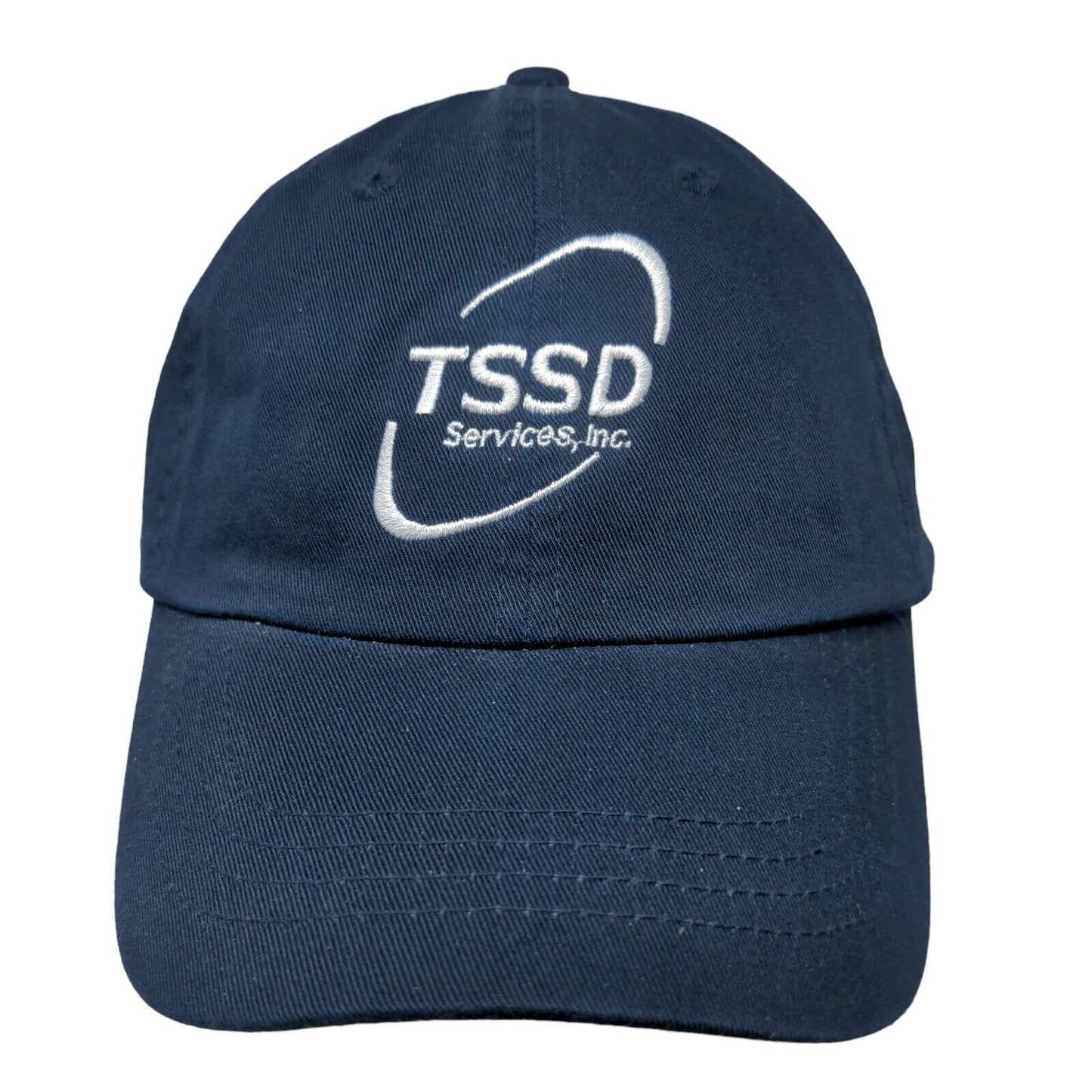 TSSD Services Inc. Strapback Hat Blue OS Adjustable Embroidered Port & Company