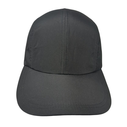Gap Strapback Baseball Cap Black Medium Adjustable Lightweight Blank Polyester