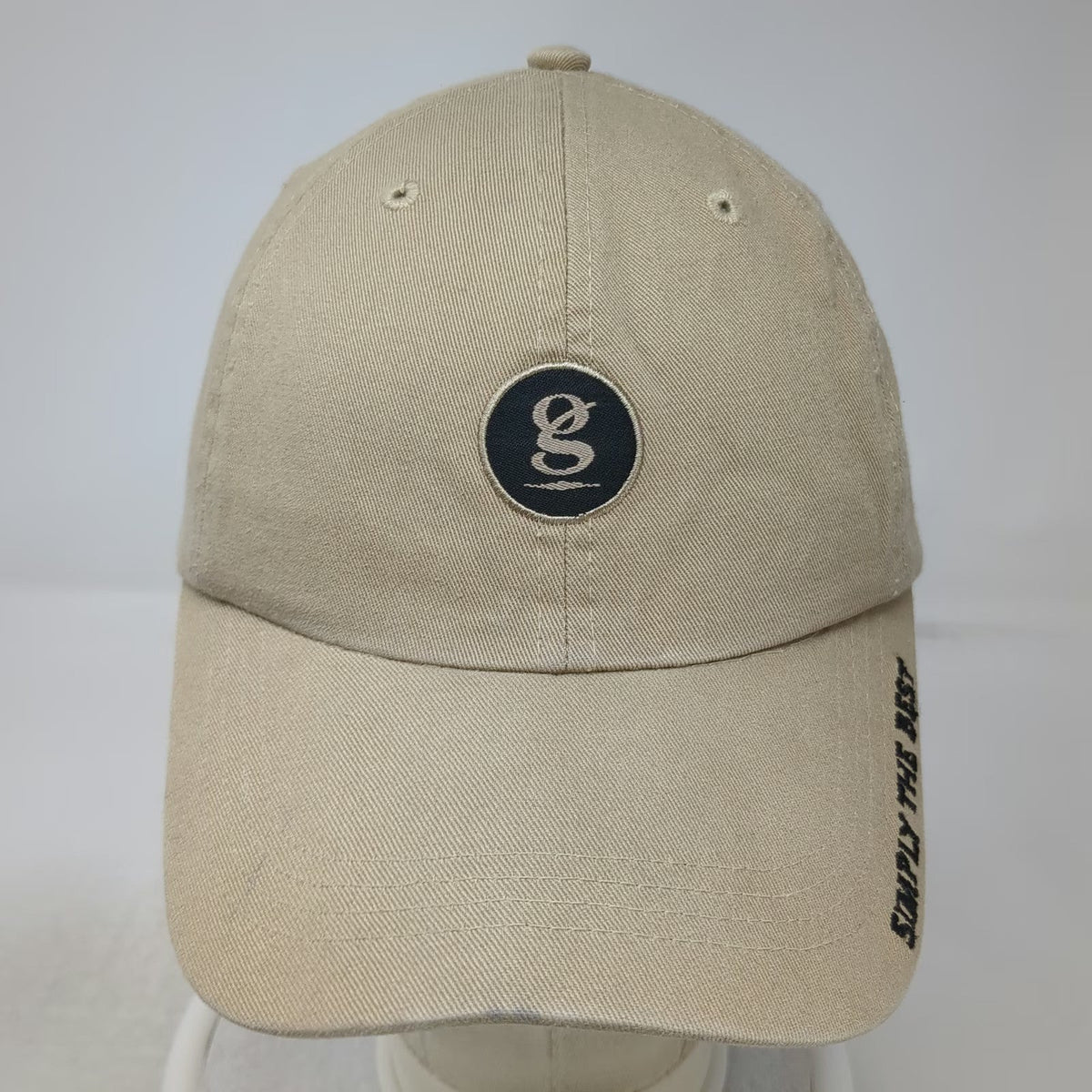 Gear For Sports Baseball Cap Beige One Size Slideback Simply The Best Logo Hat