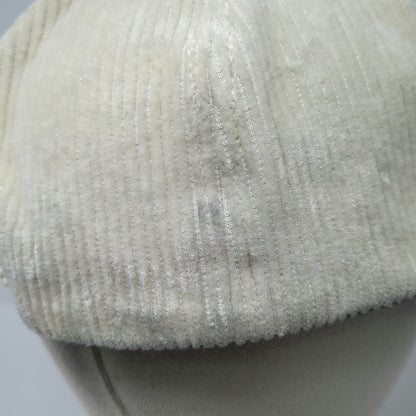 Ascot + Hart 5 Panel Beige Hat One Size Corduroy Rooster Skateboard Kapa'a Kauai