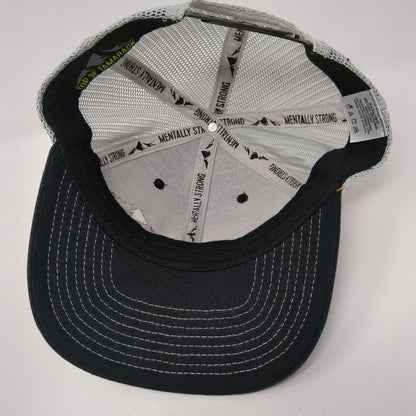 Top of Tamarack Snapback Trucker Hat Black OS Adjustable Embroidered Mesh Back
