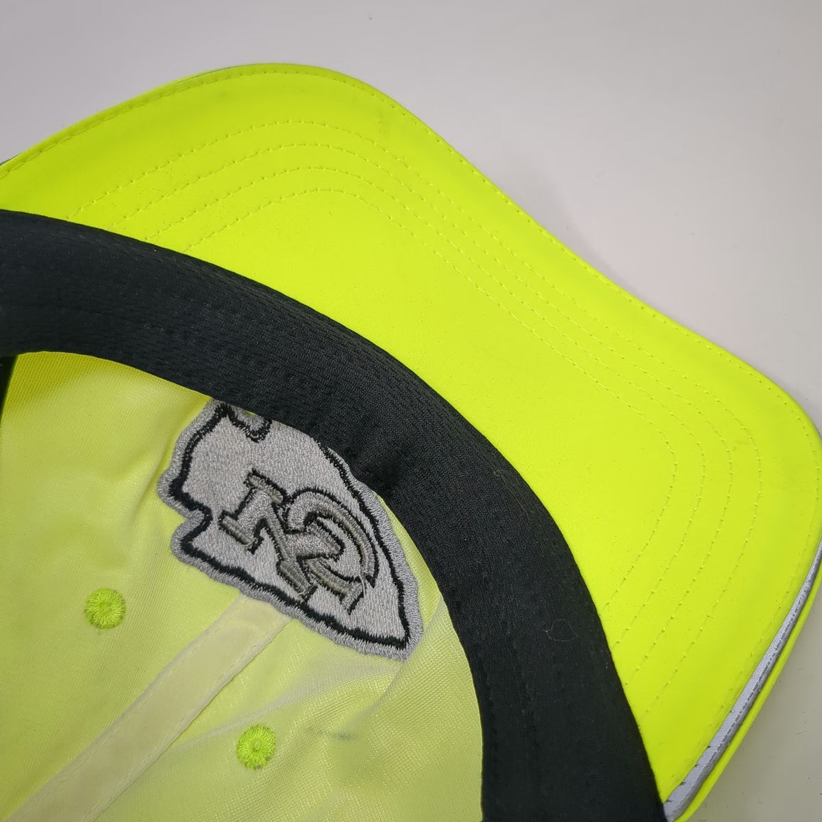 Buffalo Outdoors Kansas City Chiefs NFL Trucker Hat Green OSFM Reflective Mesh