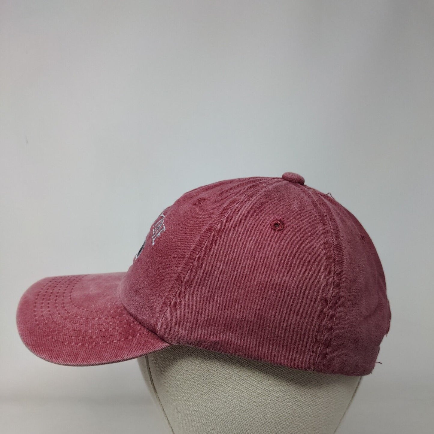 St. Augustine Florida USA Slideback Hat Red One Size Embroidered Sunkiss Kap