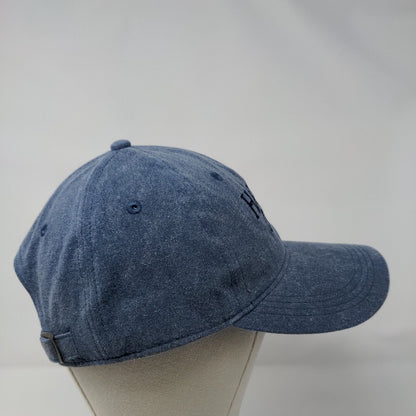 Harney County Slideback Hat Blue OSFA Adjustable Embroidered 6 Panel Cotton