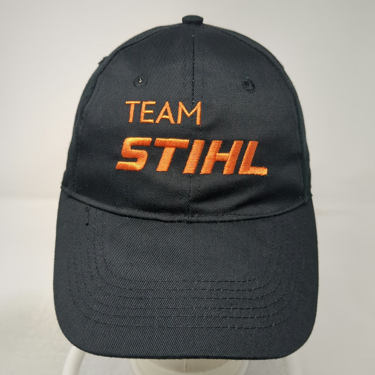 Stihl Outfitters Snapback Black Orange One Size Team Stihl Embroidered Hat