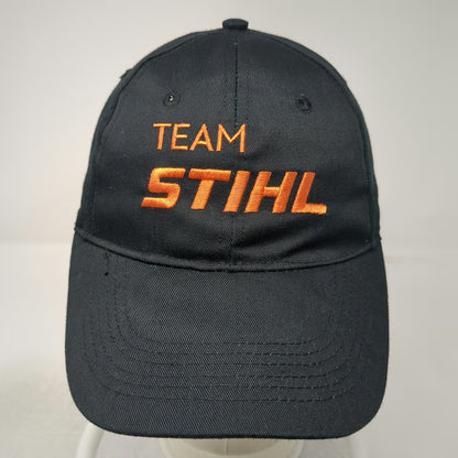 Stihl Outfitters Snapback Black Orange One Size Team Stihl Embroidered Hat