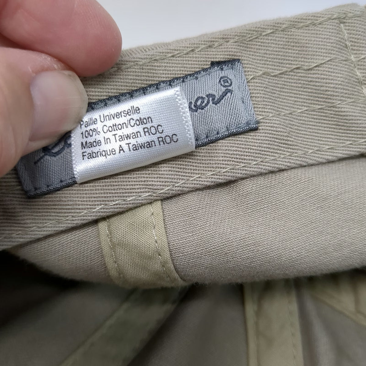 Eddie Bauer Baseball Cap Beige OSFM Athletics 20 Embroidered Cotton Slideback