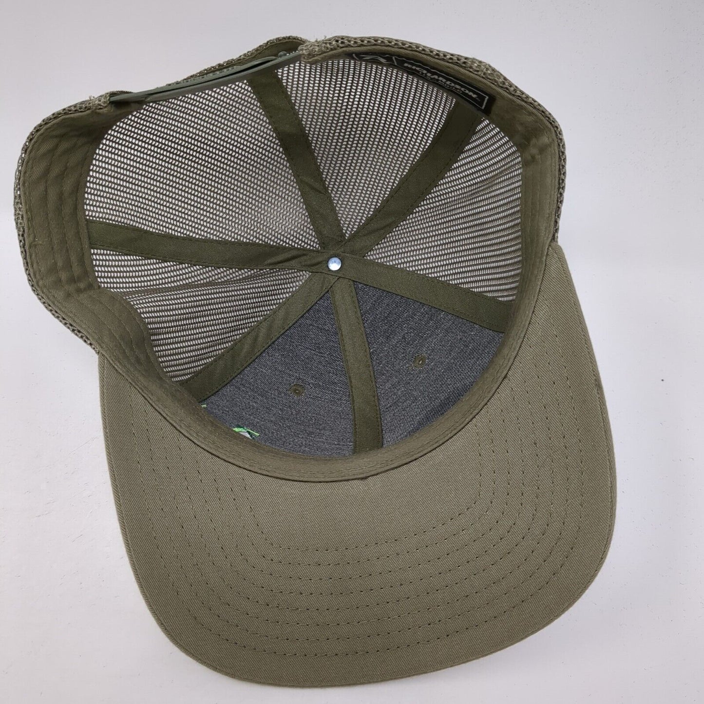 Lawn Pro Snapback Trucker Hat Green M/L Adjustable Mesh Back Richardson