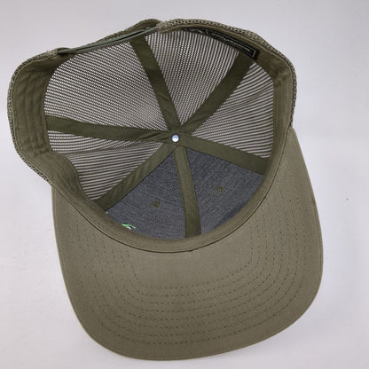 Lawn Pro Snapback Trucker Hat Green M/L Adjustable Mesh Back Richardson