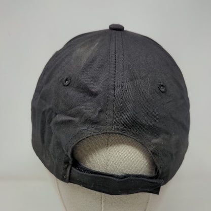 The YMCA Strapback Hat Gray OSFA Embroidered Adjustable 6 Panel
