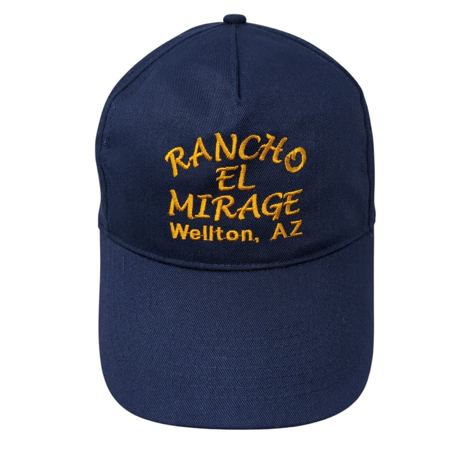 Rancho El Mirage Welton AZ Strapback Hat Blue One Size Adjustable Embroidered