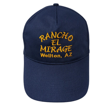 Rancho El Mirage Welton AZ Strapback Hat Blue One Size Adjustable Embroidered