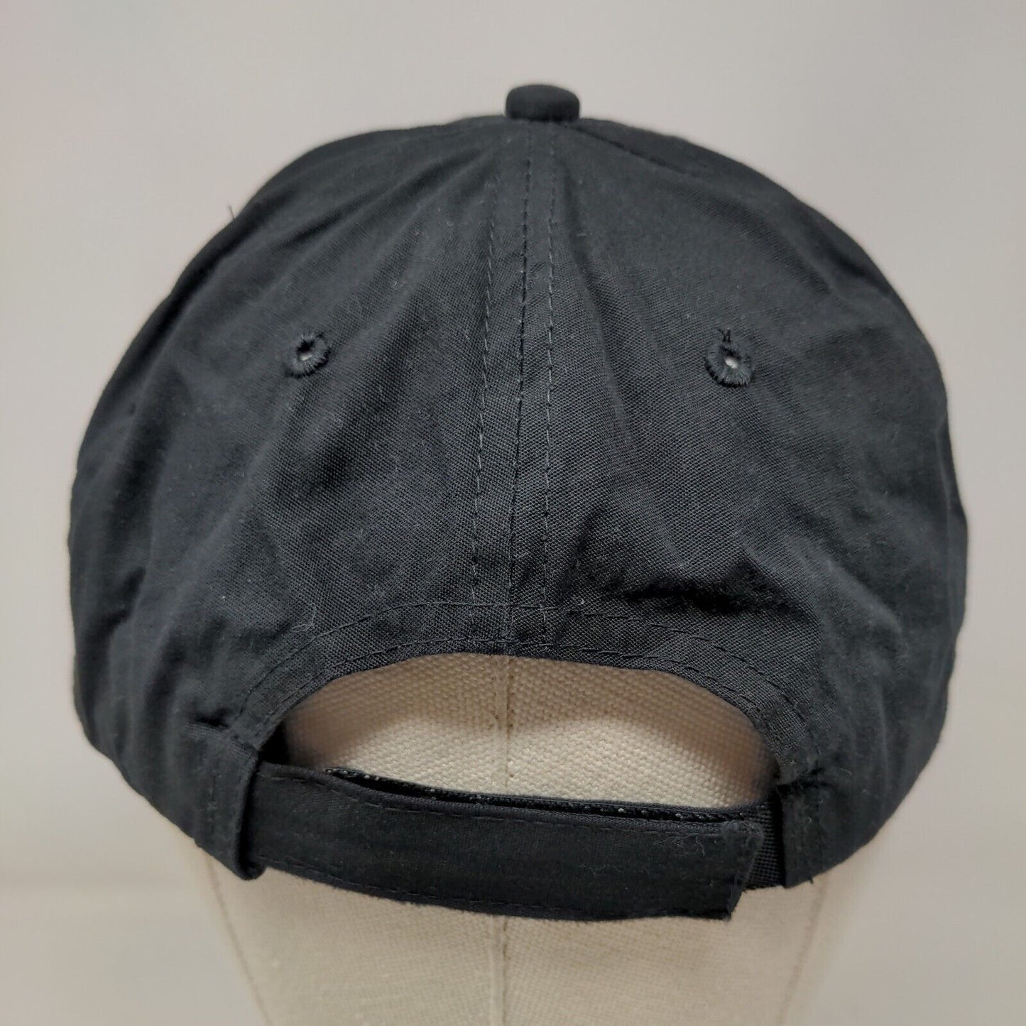 Yes You Can Strapback Hat Black One Size Adjustable Embroidered 6 Panel
