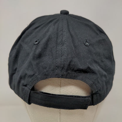 Yes You Can Strapback Hat Black One Size Adjustable Embroidered 6 Panel