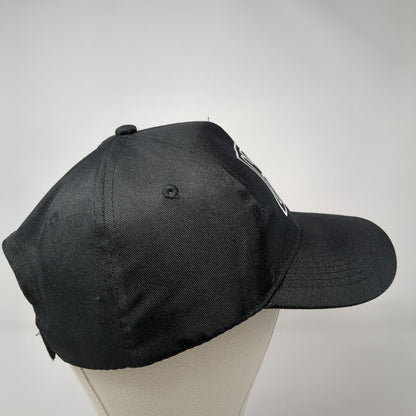 Grill Master Strapback Hat Black One Size Adjustable Embroidered 6 Panel Gertex