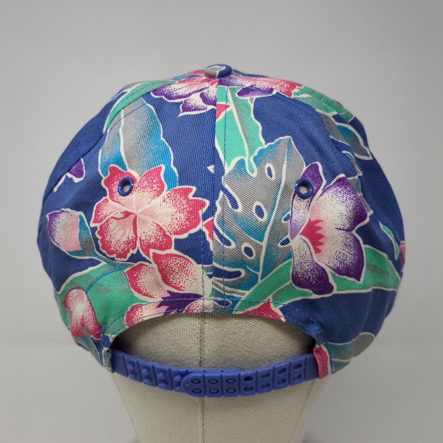 New Orleans Snapback Hat Multicolor OS Adjustable Floral Print Rope San Sun