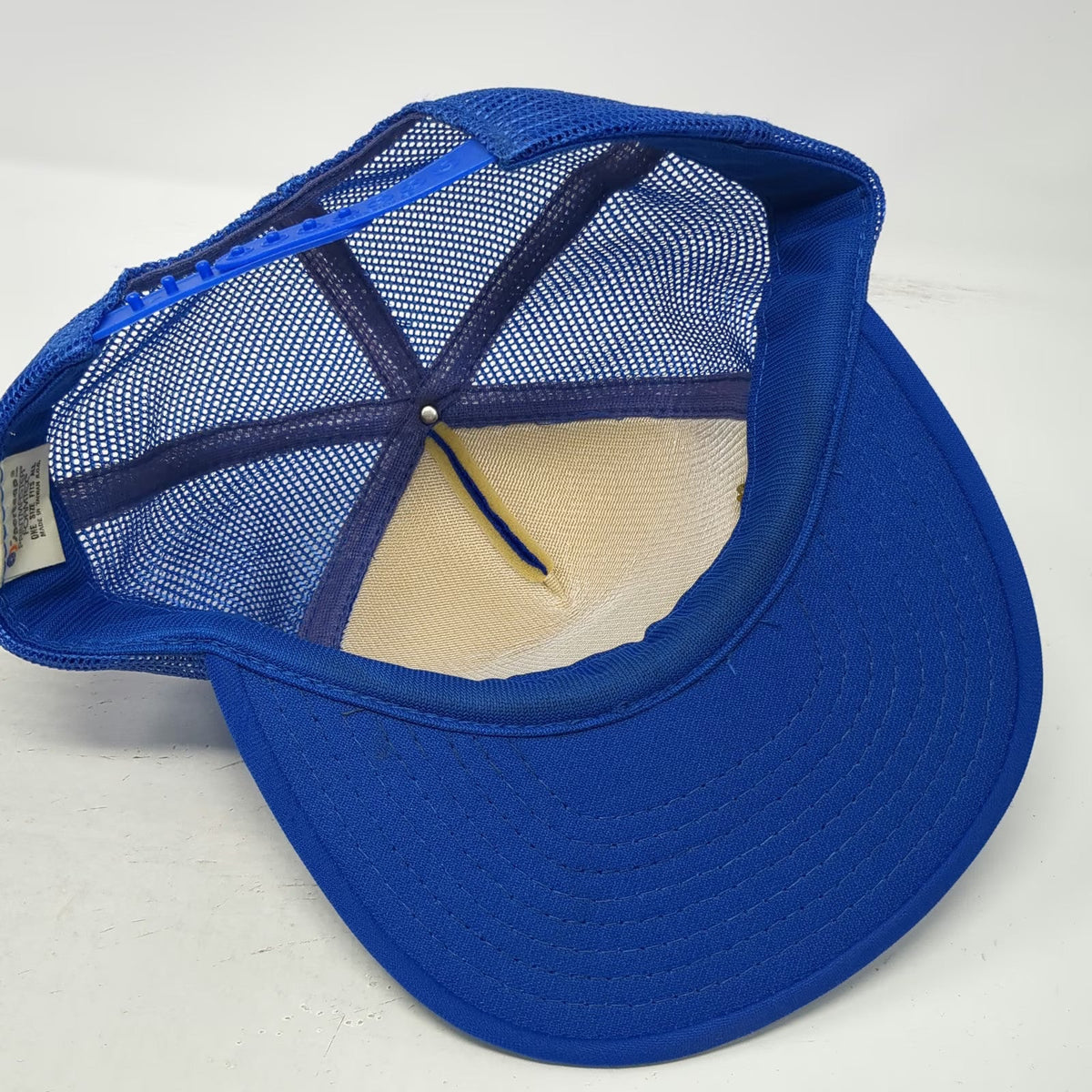 Sportcap Trucker Hat Blue Idaho Safari Potato Mascot Mesh Snapback Vintage