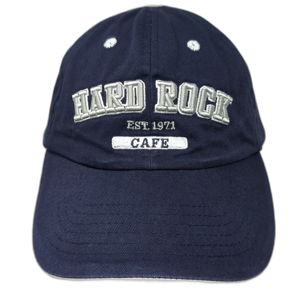 Hard Rock Cafe Baseball Cap Blue One Size Cayman Islands Cotton Strapback Hat