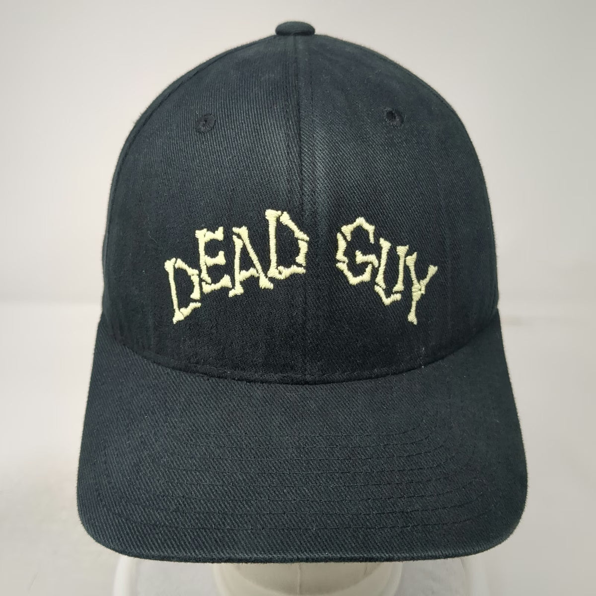 Flexfit Baseball Cap Black M Dead Guy Ale Embroidery Stretch Fit 6 Panel Hat