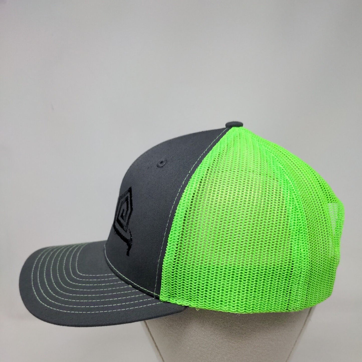 Legit Construction Snapback Trucker Hat Multicolor One Size Mesh Back