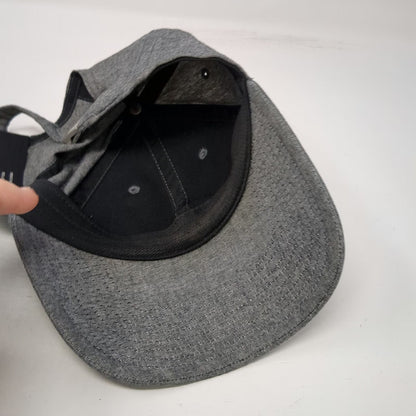 Adidas Baseball Cap Gray One Size Slideback Logo Cotton Strapback Hat Sport